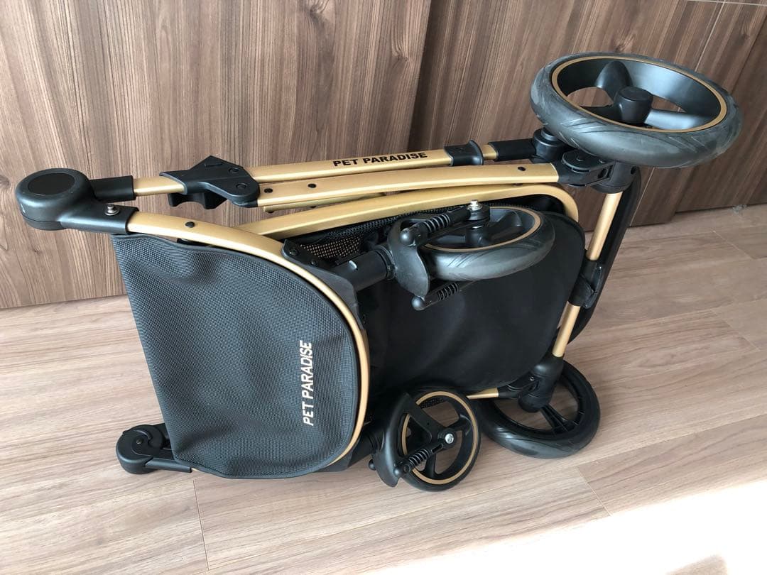 美品⭐︎ペットパラダイス プレミアムカート レインカバー付き！