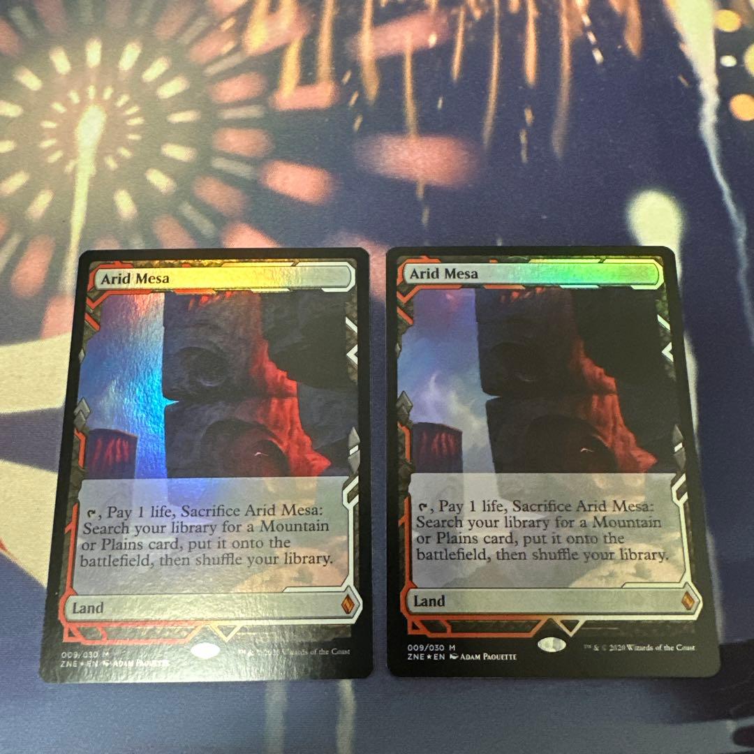 【バラ売り可】MTG 乾燥台地 ZNE 英語 foil 2枚セット