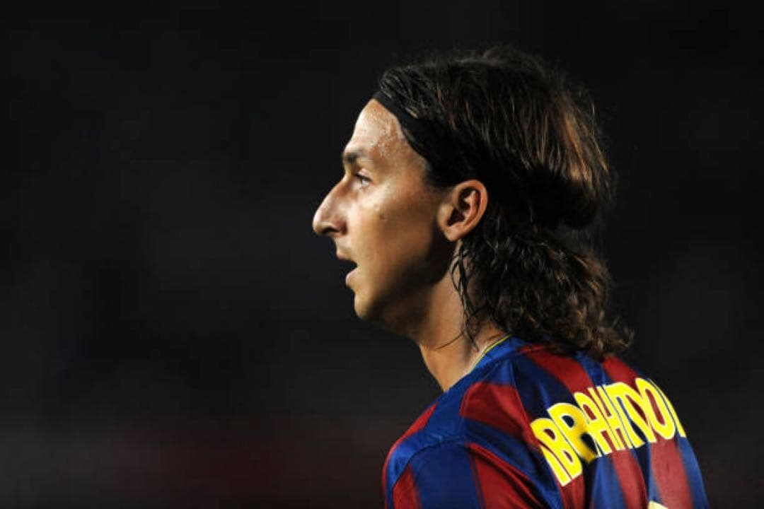 イブラヒモビッチ　ユニフォーム　バルセロナ　支給品　ラリーガ　09/10（H）