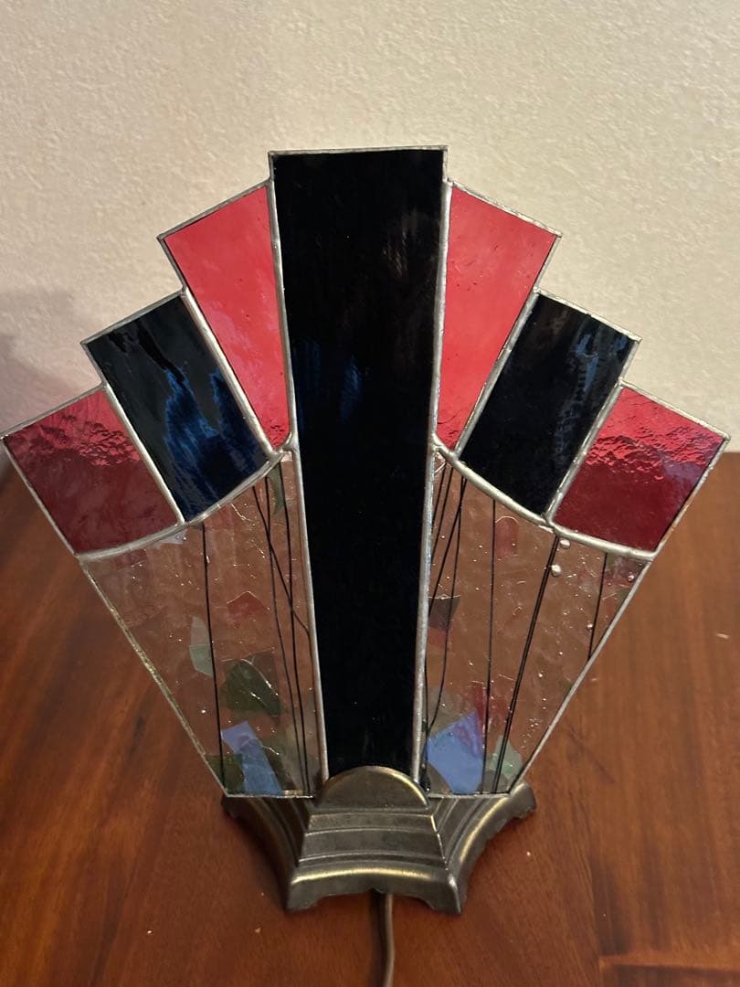 1960年代　アメリカ製　ステンドグラス　ランプ　ヴィンテージ