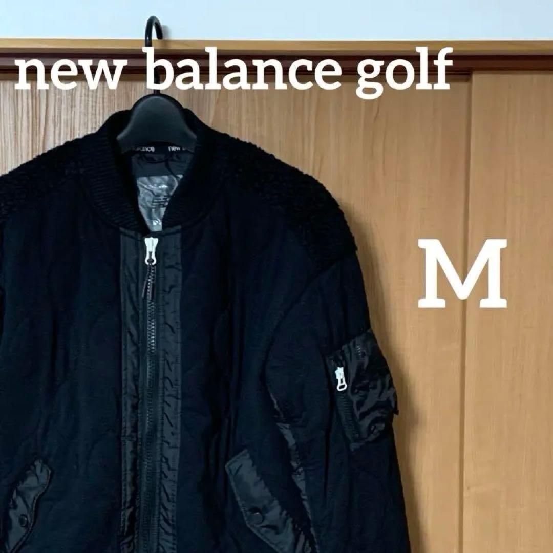 ニューバランスゴルフ　ボアジャケット　アウター　ブルゾン　レディース　M 黒