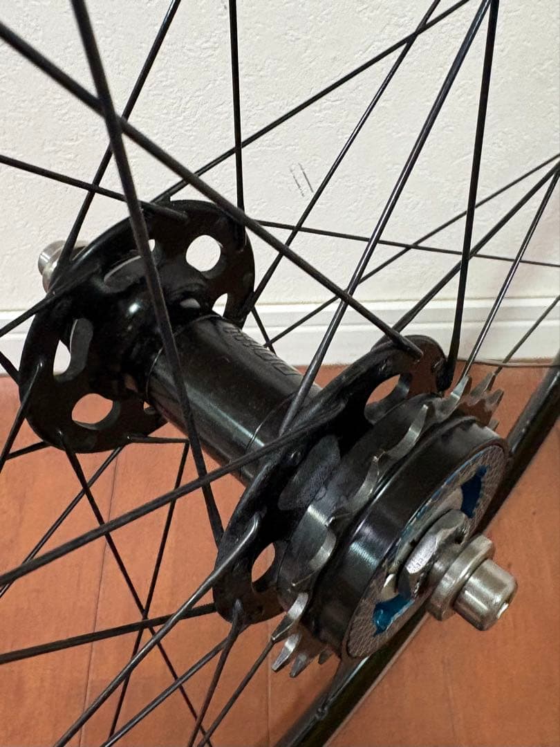 【前後】paul トラックハブ32h 使用ピストホイールセット