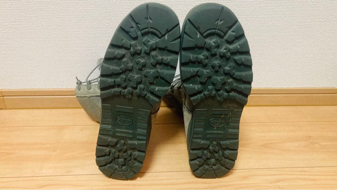 実物米空軍放出品　美品ウェルコ製コンバットブーツ　グレー　11W(29cm)