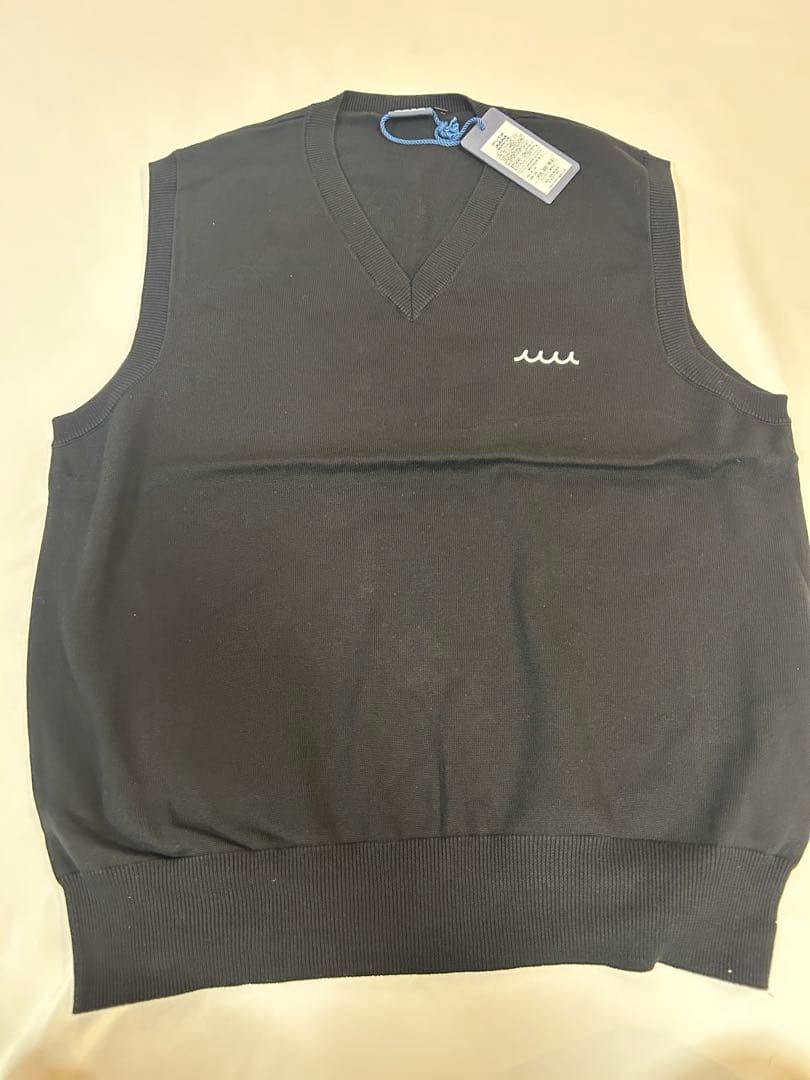 定価14300円　ムータマリン　セーター　ゴルフウェア　ブラック