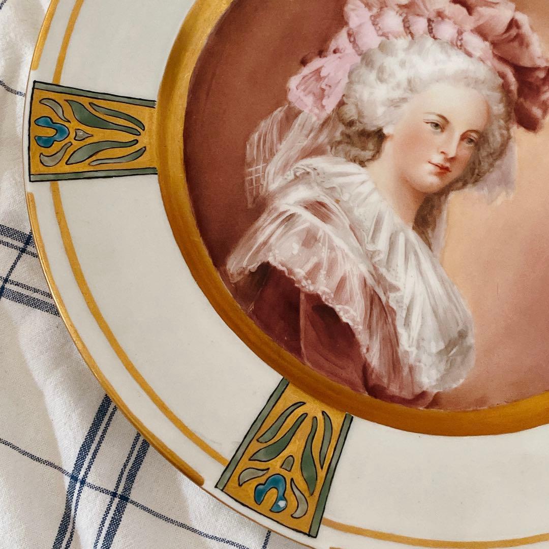 リモージュ　プレート　フランスアンティーク　　金彩　セーブル陶器