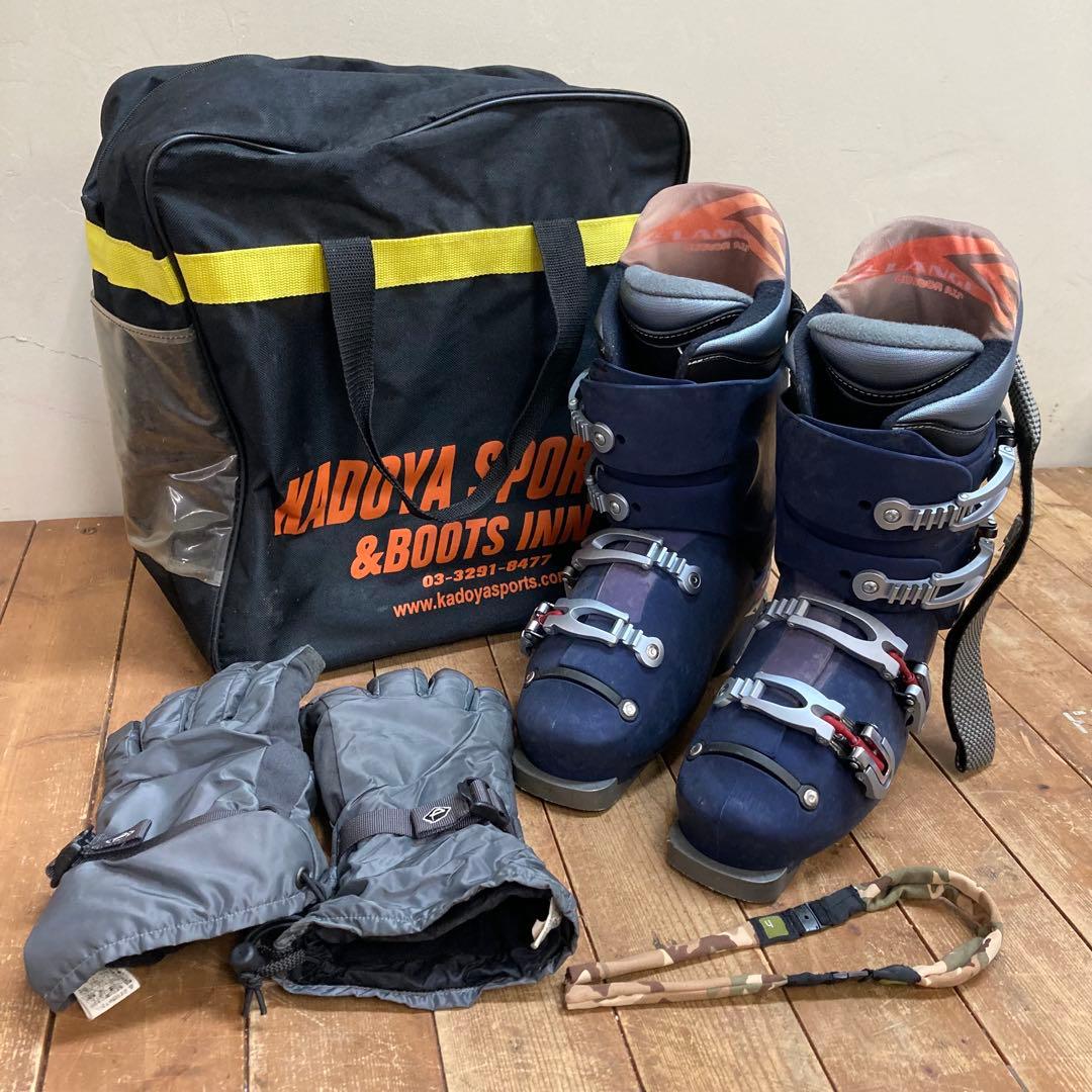 LANGE ラング スキーブーツ スキーグローブ セット バッグ スキー