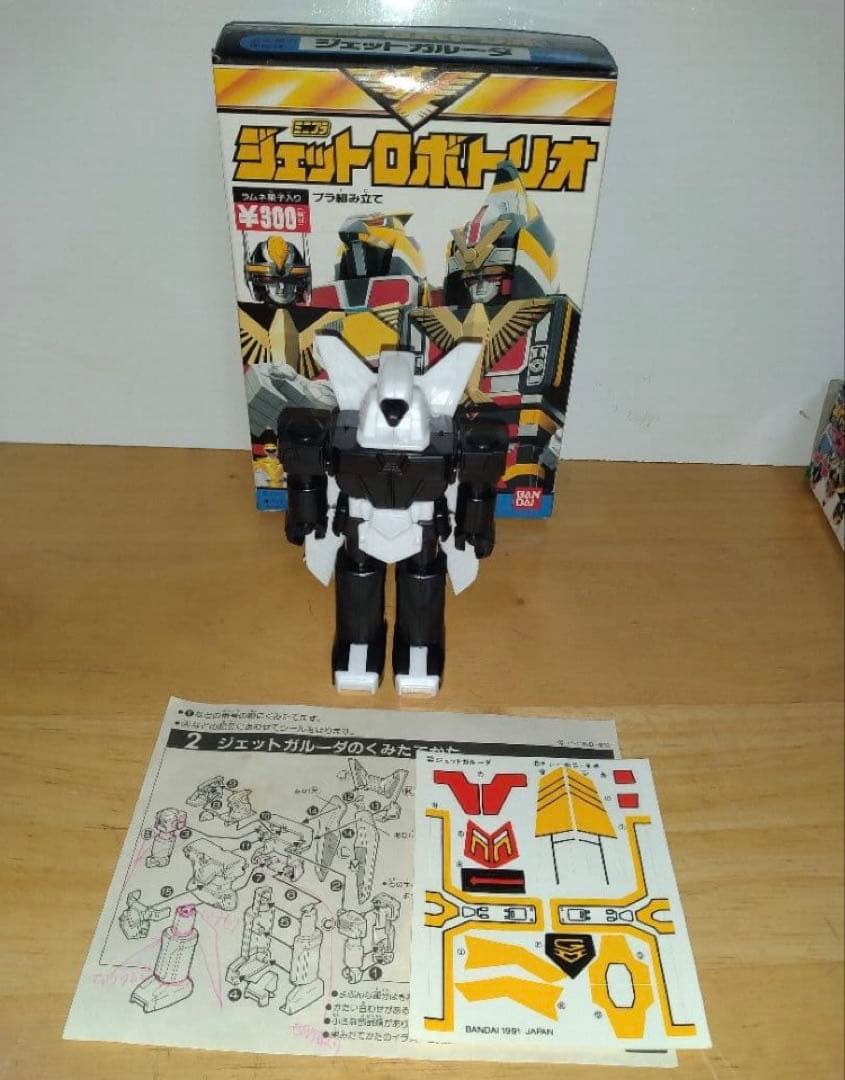 当時品　鳥人戦隊ジェットマン　ジェットイカロス、ジェットガルーダ　ミニプラ