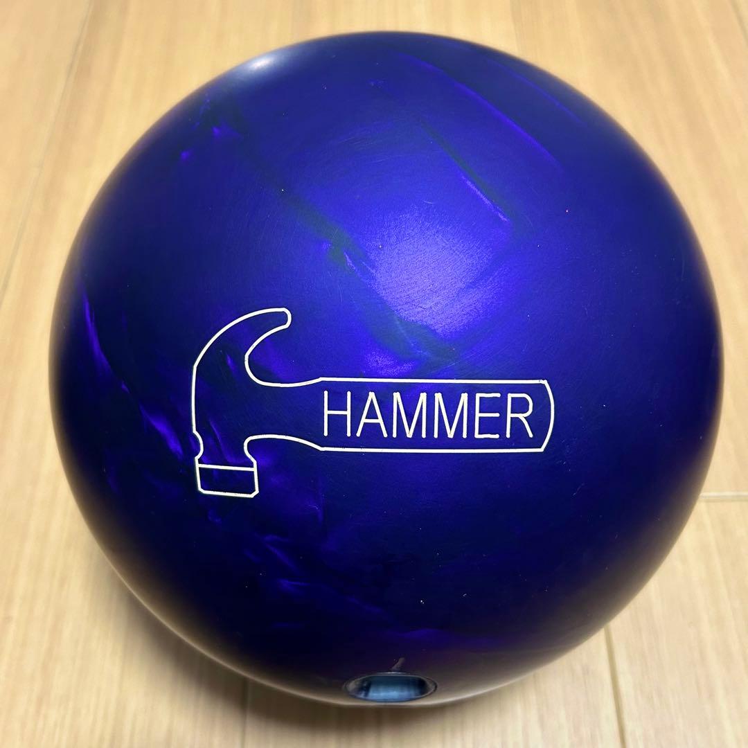 パープルパールウレタン ハンマー ボウリング ボーリング ボール 15ポンド
