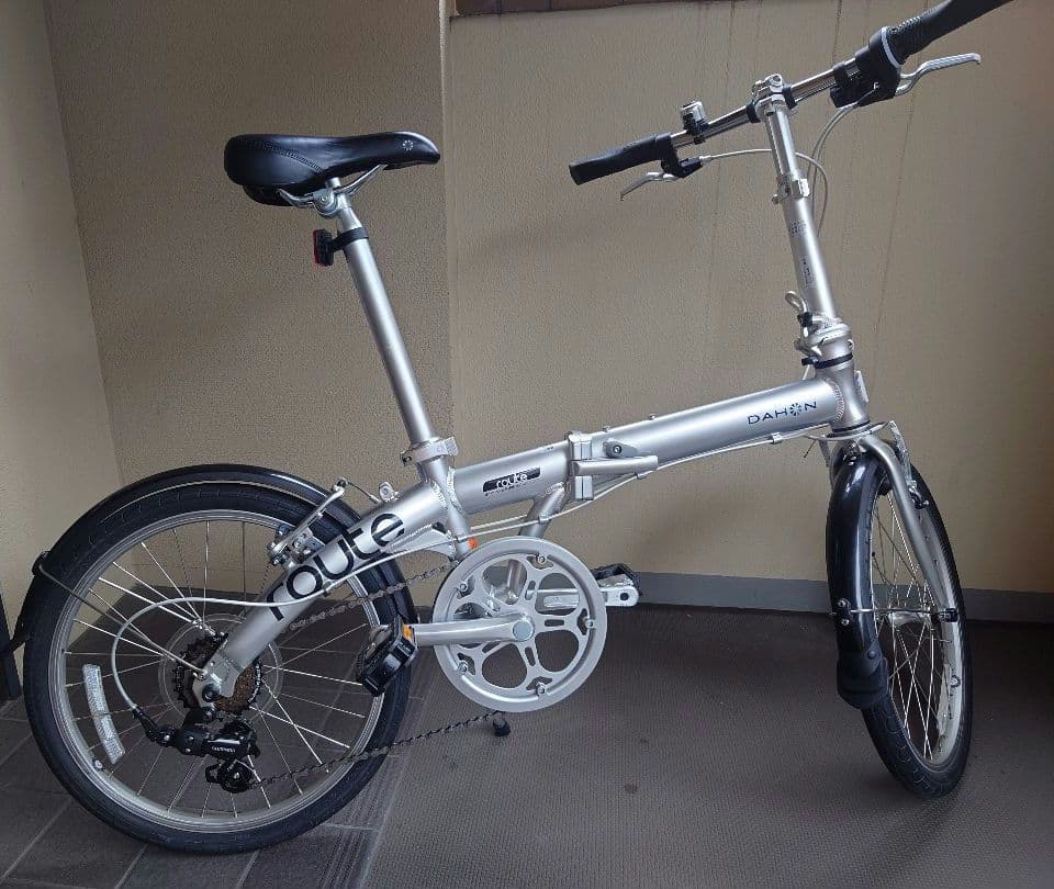 DAHON route 折りたたみ自転車 シルバー