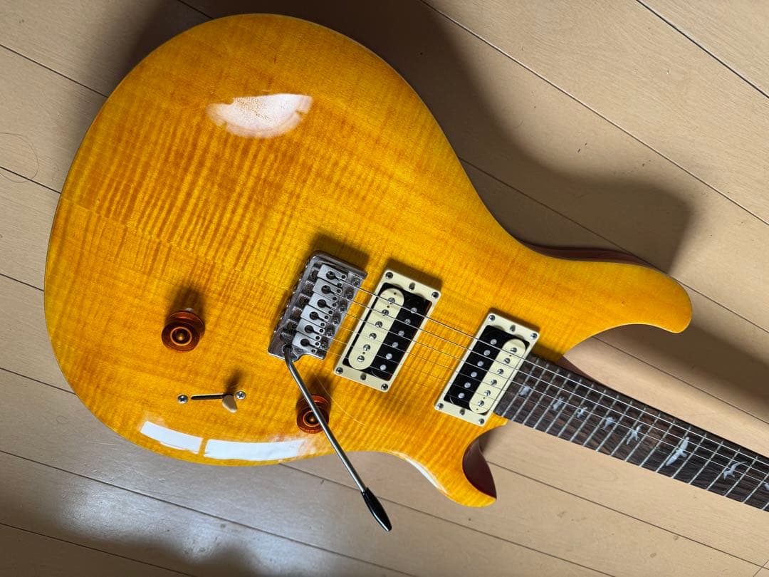 【最終値下げ】イエロー フレイムメイプル エレキギター（無言購入ご遠慮ください）