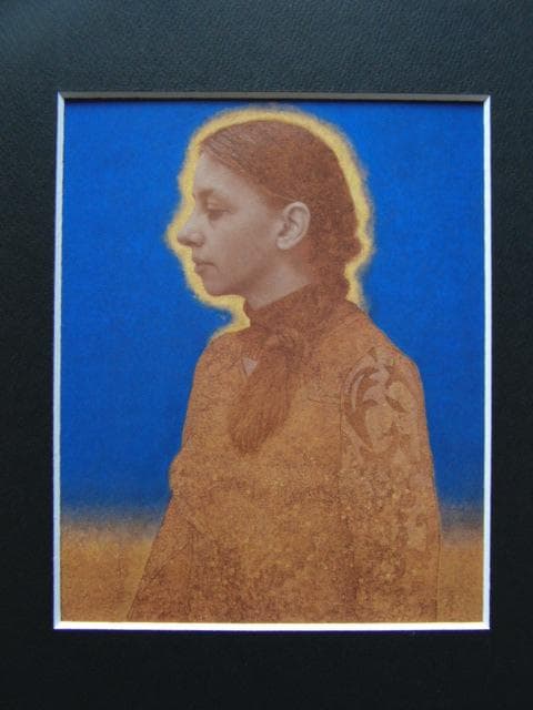 小川泰弘、「帰郷」、希少な額装用画集より、新品高級額装付、状態良好