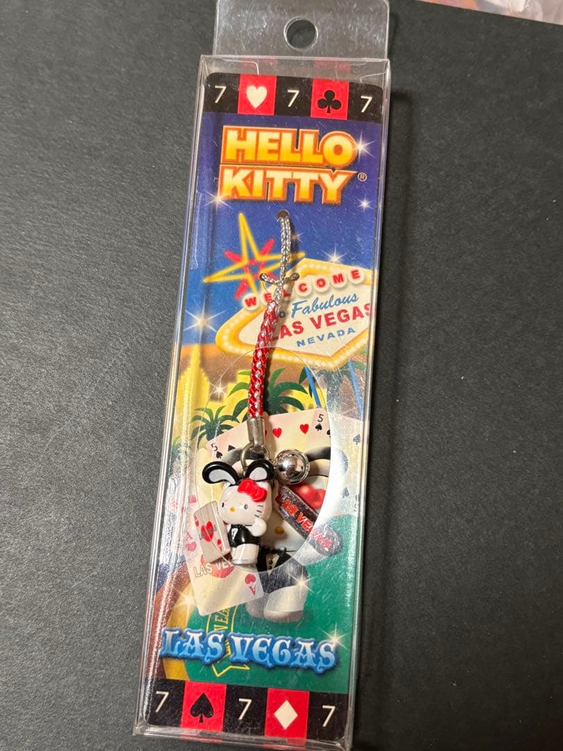 レア❣️未使用未開封❗️Hello Kitty ラスベガス バニーストラップ2007