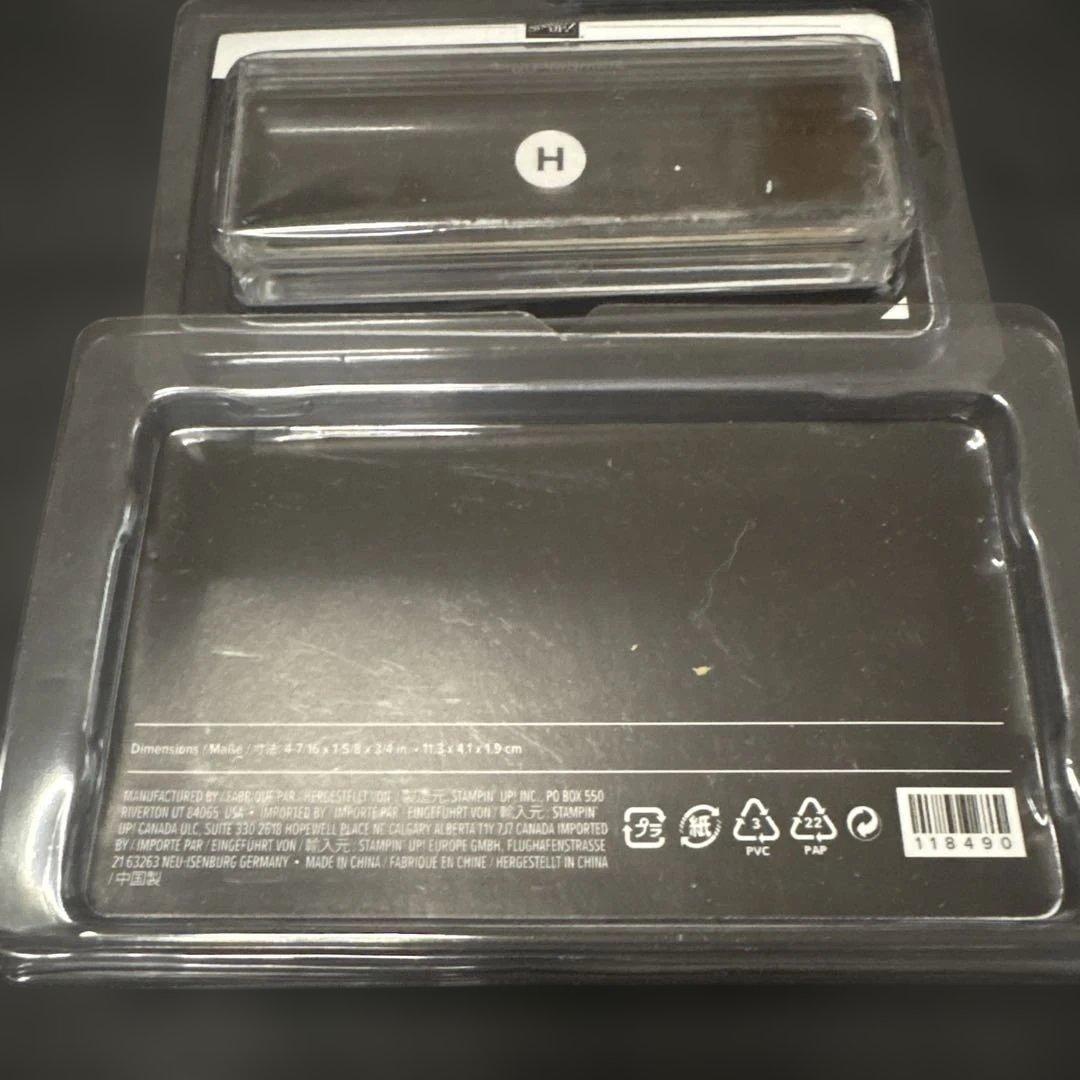 入手困難！　スタンピンアップ　クリアブロック　5種×2=10個セット 未開封