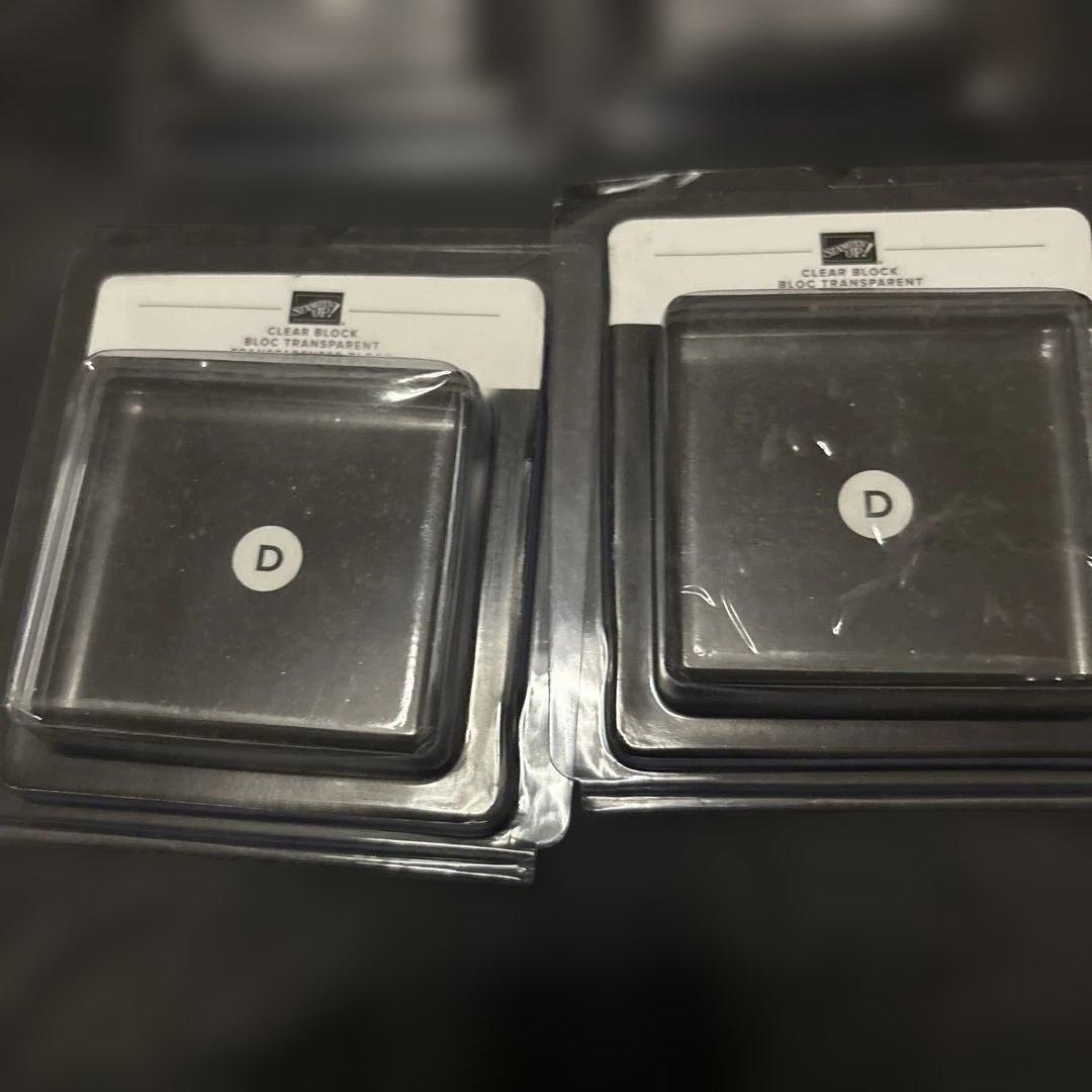 入手困難！　スタンピンアップ　クリアブロック　5種×2=10個セット 未開封