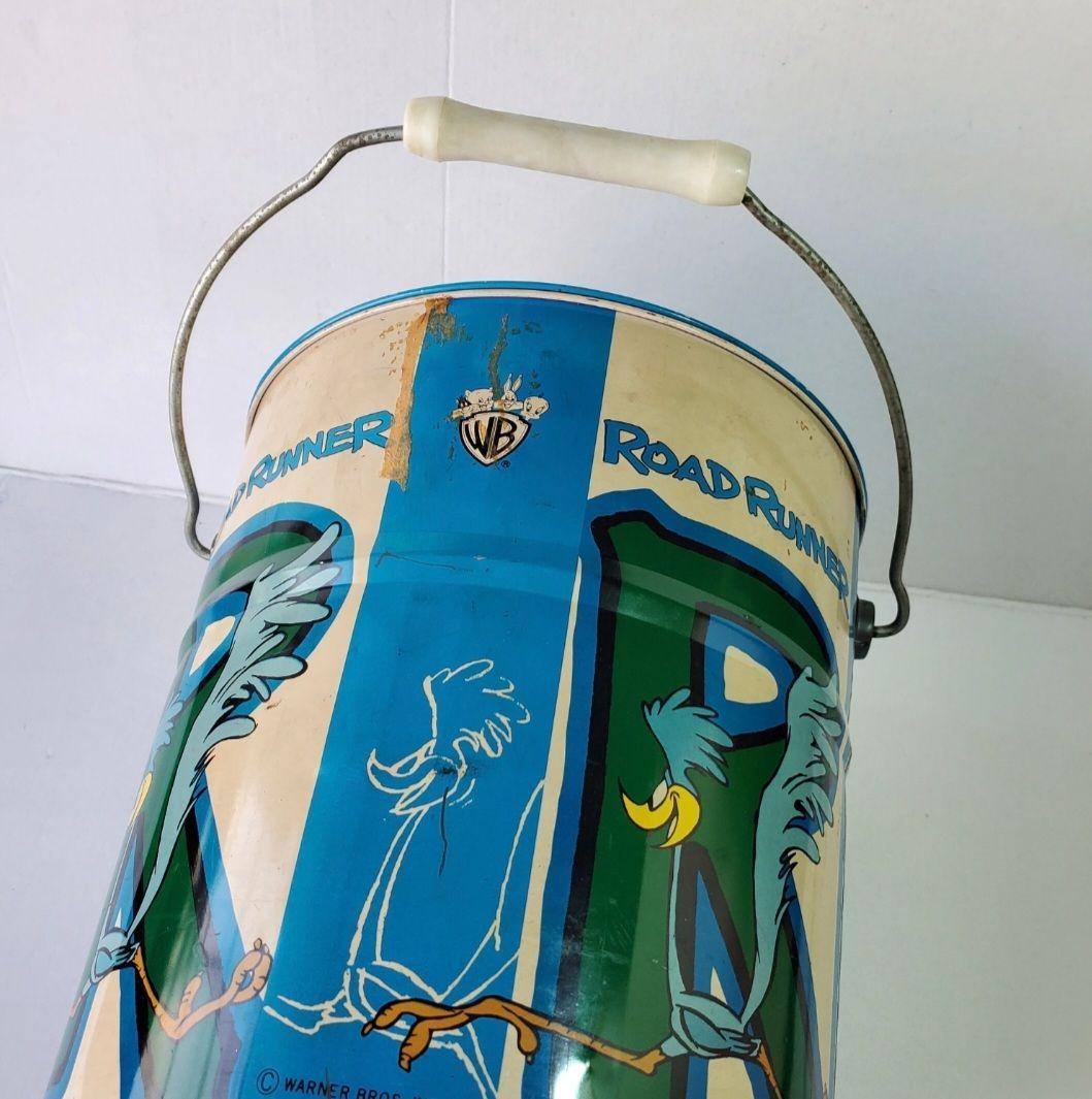 80s Road Runner バケツ Warner Bros. 缶 アメコミ