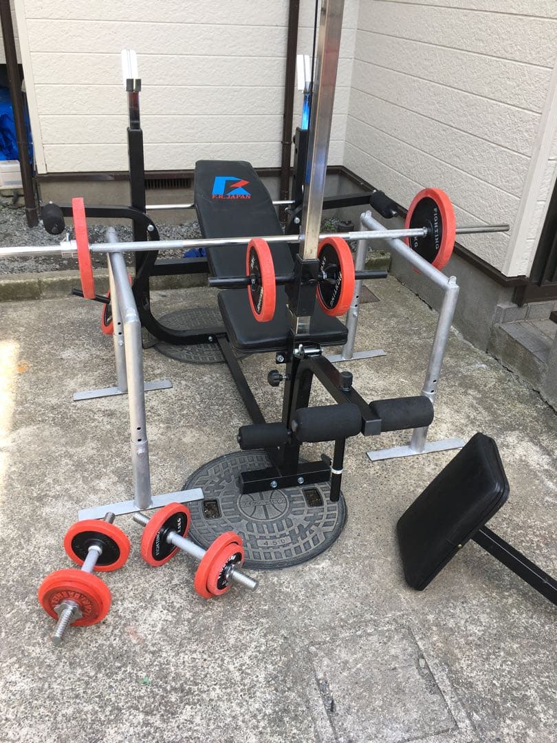 FIGHTING ROAD ベンチプレスセット70kg引き取り限定