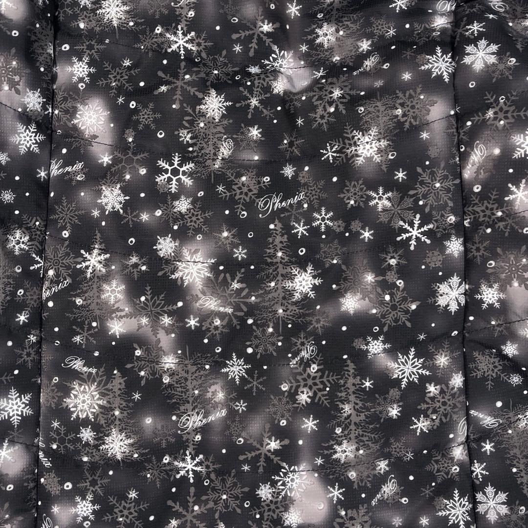 フェニックス スキーウエア レディース M ピンク 黒 雪模様 ウエア上下