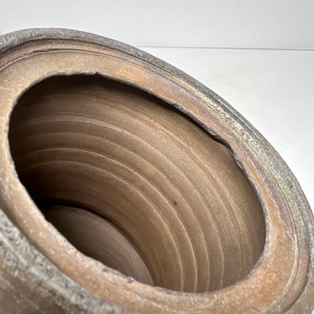 出来良　古備前水指　木箱付　高さ約18.5㎝　東Y7-1229☆2Fタニチ