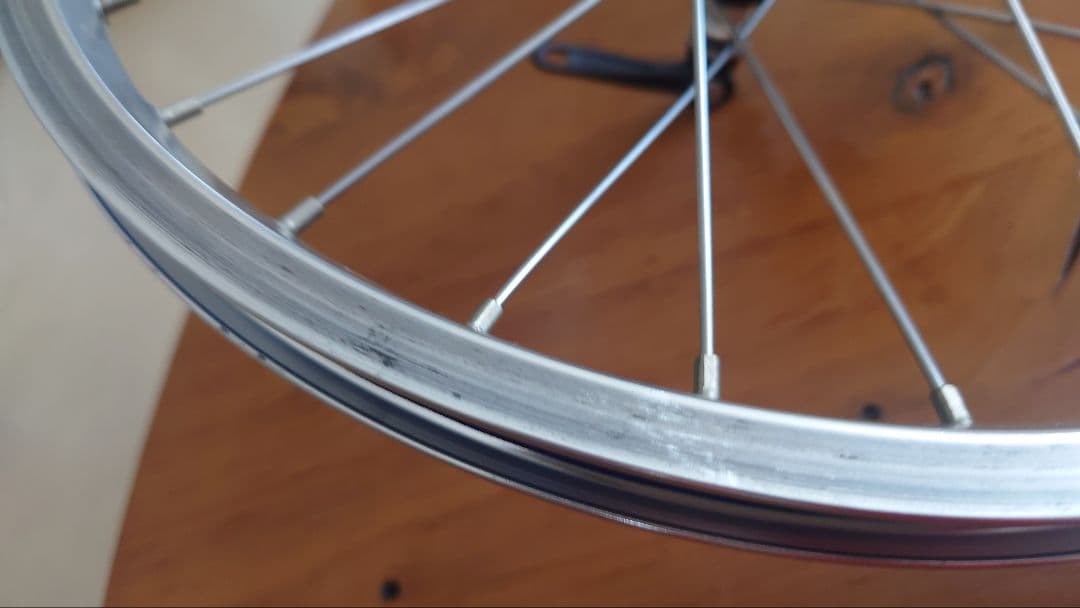 モールトン17インチ369手組み28ホールホイール12-25カンパカセット付