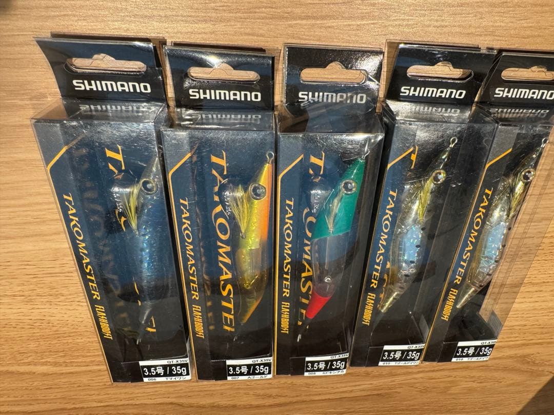 【新品未使用】シマノ　フラッシュブースト　タコマスター　タコエギ　５本