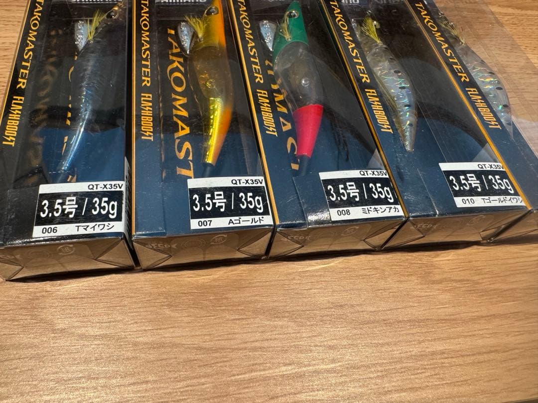 【新品未使用】シマノ　フラッシュブースト　タコマスター　タコエギ　５本