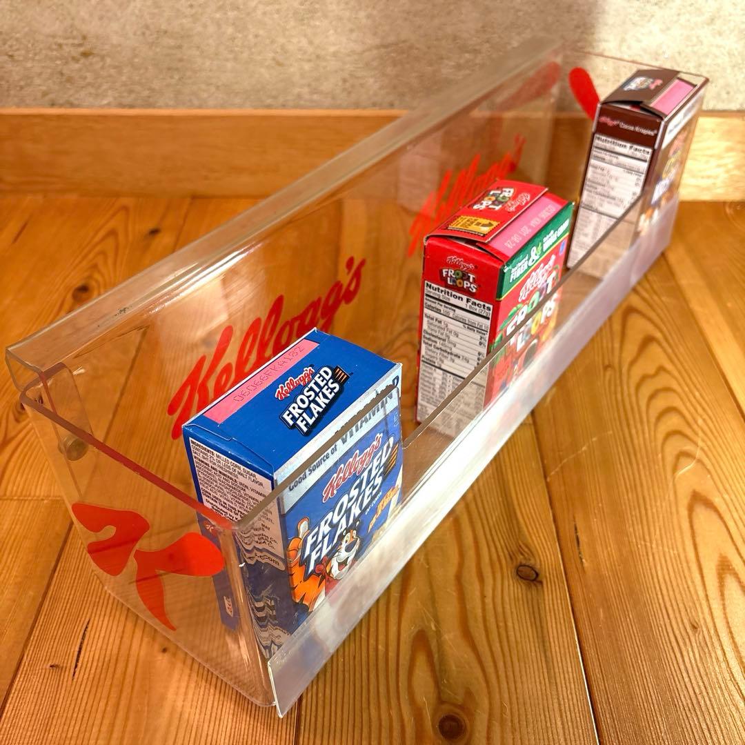 80年代　ケロッグ　シェルフ　ストアディスプレイ　アメトイ　ショーケース　店舗用