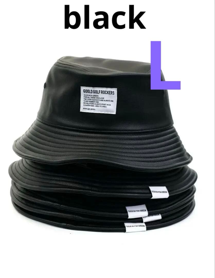 メンズウェア GOOLD GOLF ROCKERS PU LEATHER BUCKET HAT