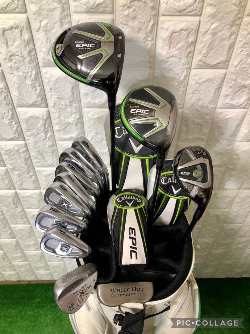 初心者おすすめ☆メンズ ゴルフクラブセット☆キャロウェイ☆高級キャディバッグ付