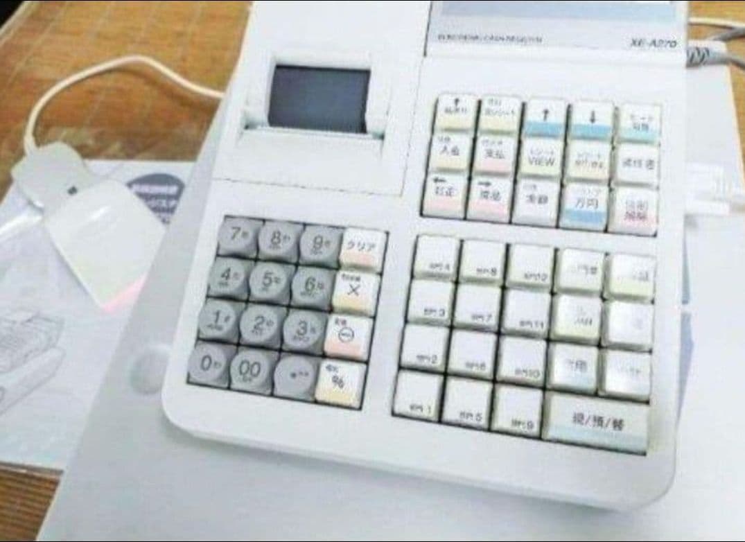 シャープレジスターXE-A280　PC連携　スキャナ付き　111395