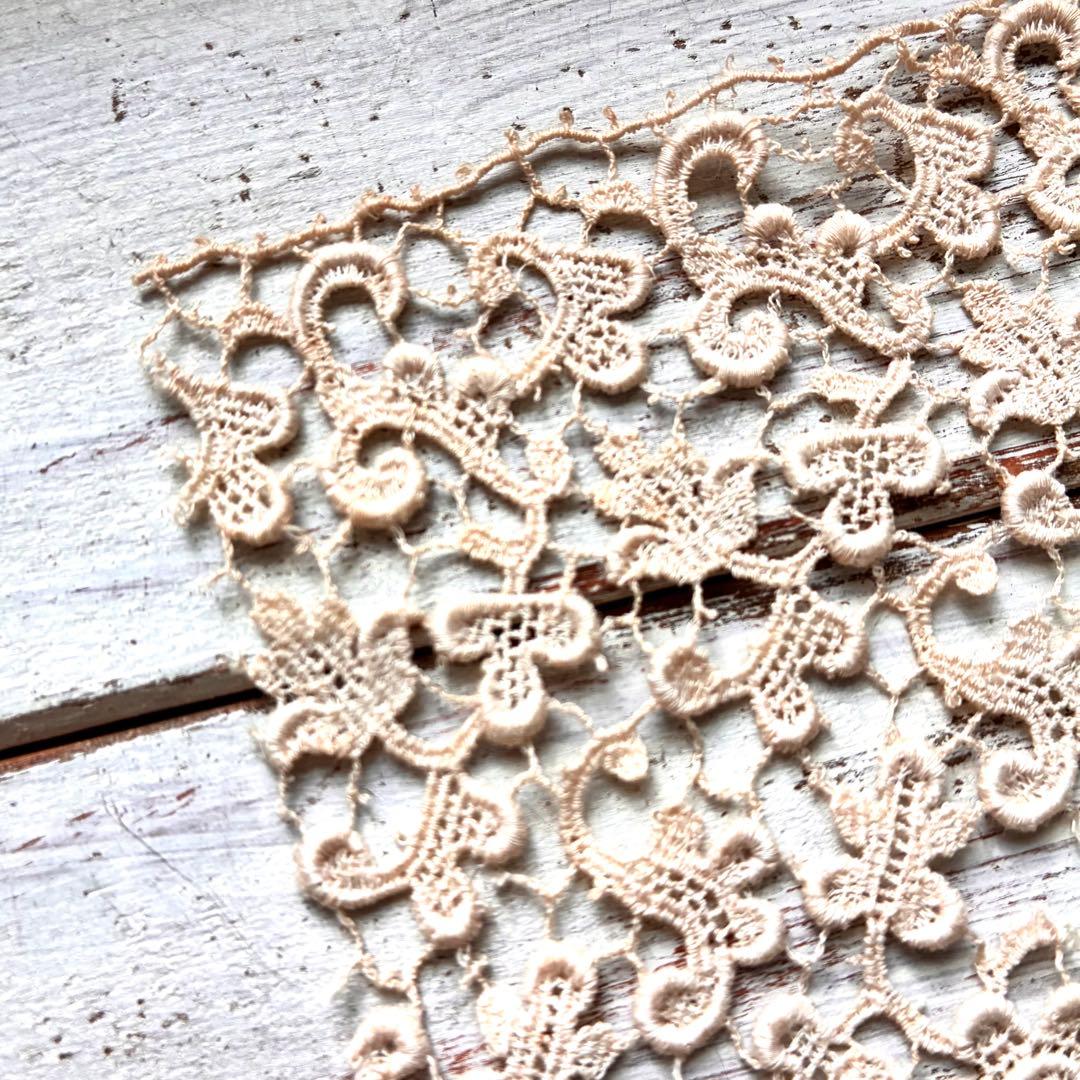 フランス　アンティークレース　アイリッシュ・クロッシェ　ギピュールレース手芸雑貨