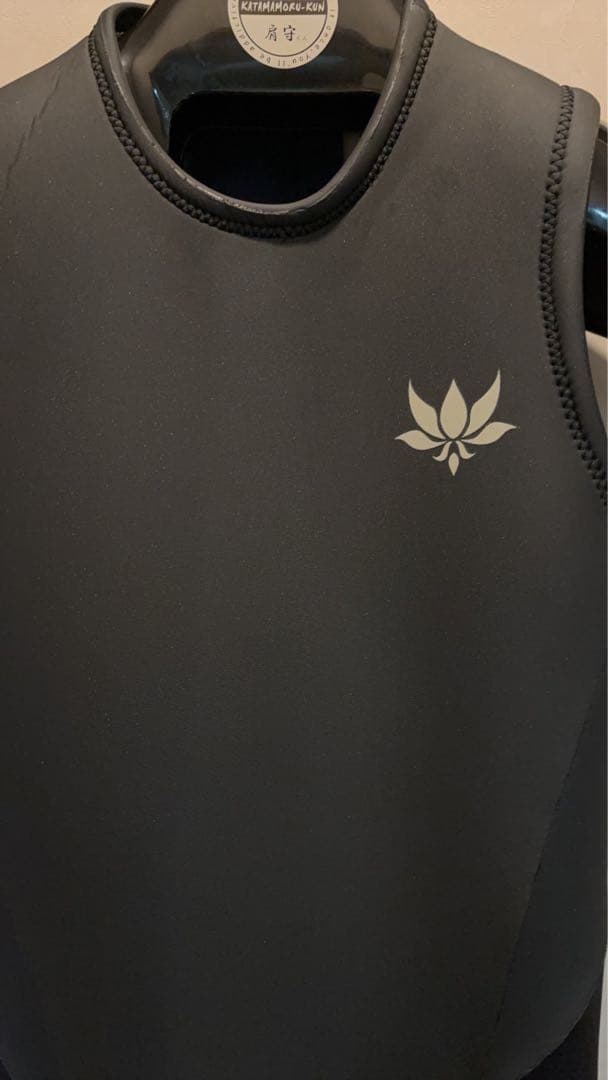 ウェットスーツ　ロングジョン　黒