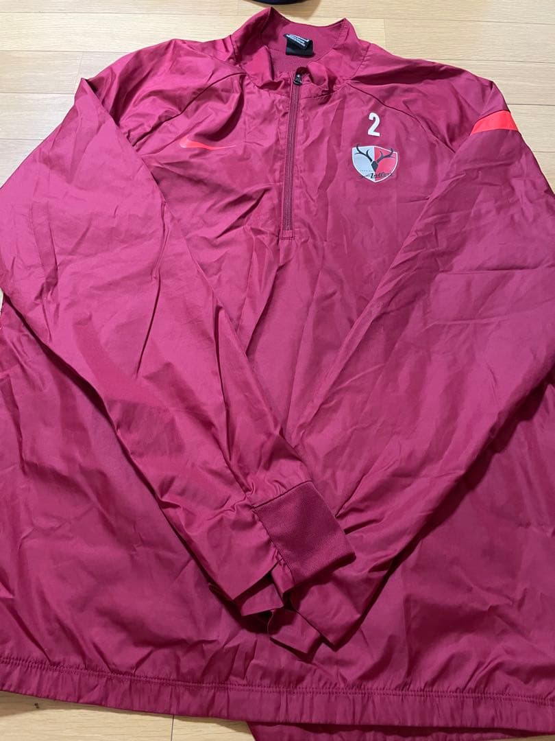 Nike DRI-FIT ジャージセット 赤・紺 2 練習着フルセット