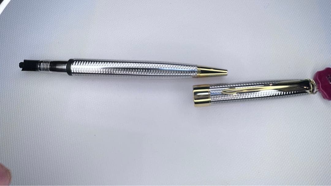 PARKER パーカー ソネットボールペン Silver plated