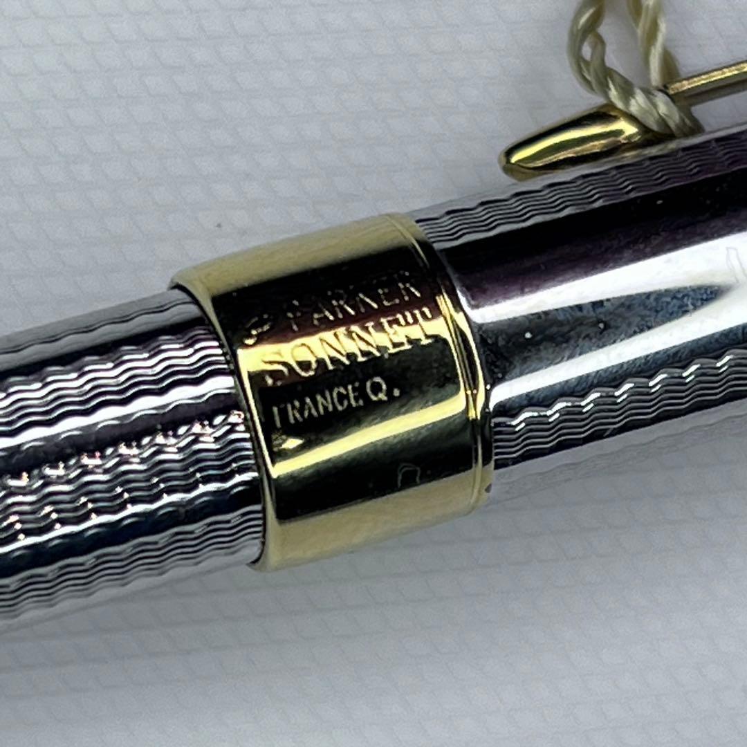 PARKER パーカー ソネットボールペン Silver plated