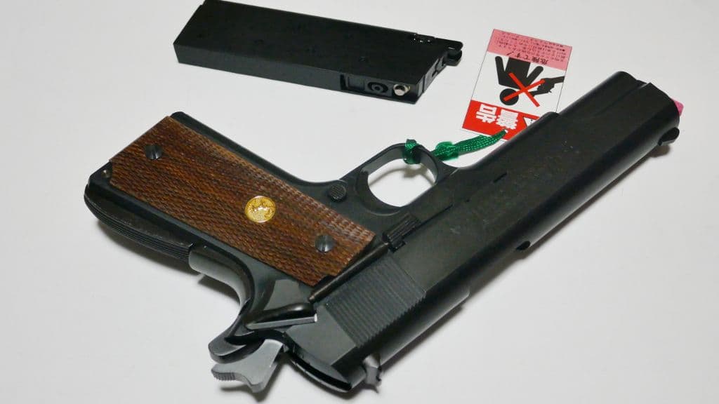 WA MKⅣシリーズ70ガンブラックver+ウッドグリップ