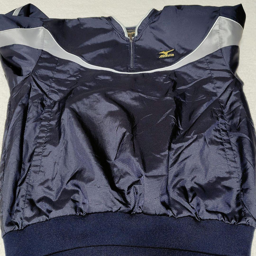 ミズノプロ ピステ 上下セット サイズO 野球 トレーニング ネイビー