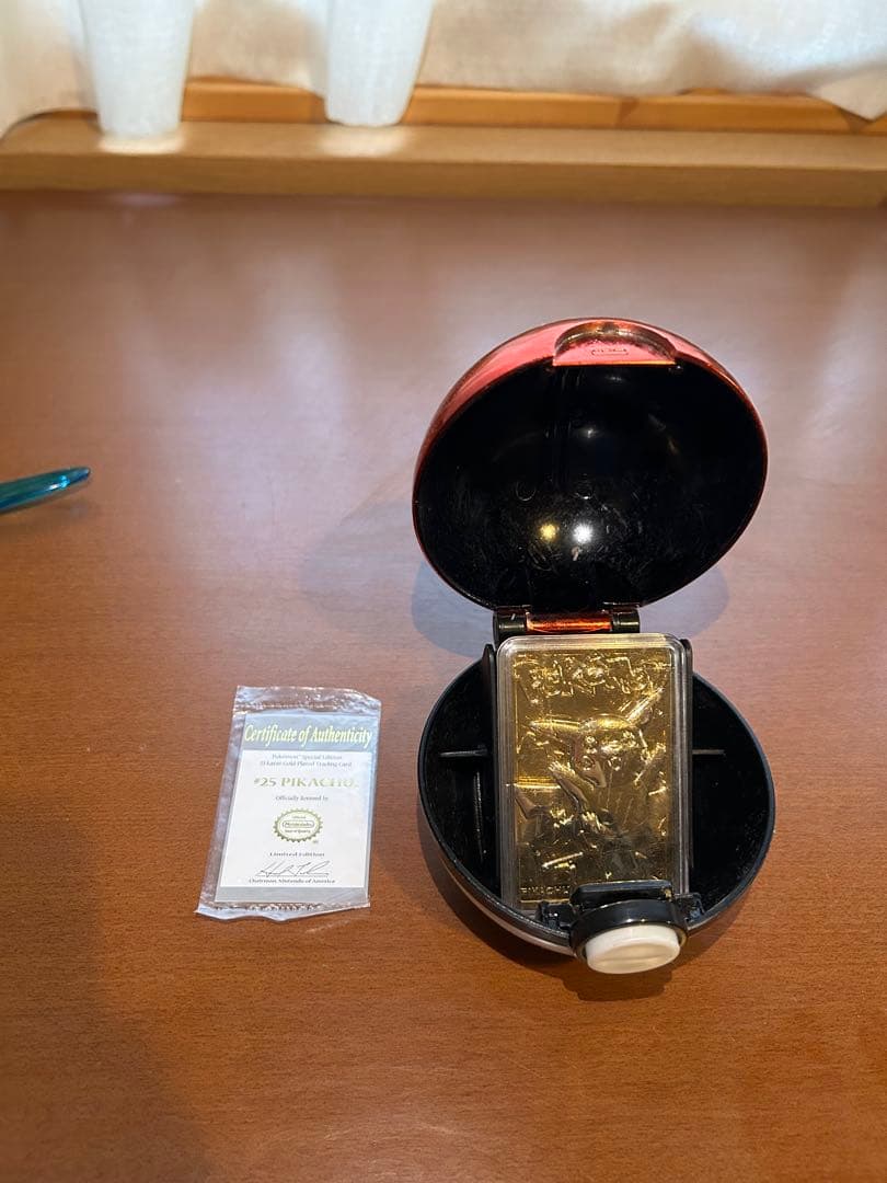 Pokemon 23K ゴールドカードBurger King ピカチュウ