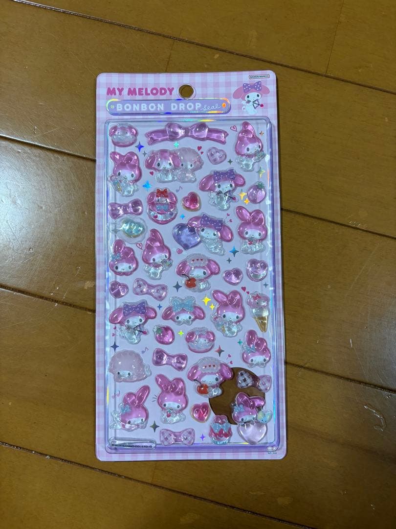 ボンボンドロップシール サンリオ キティ マイメロ クロミ シナモロール