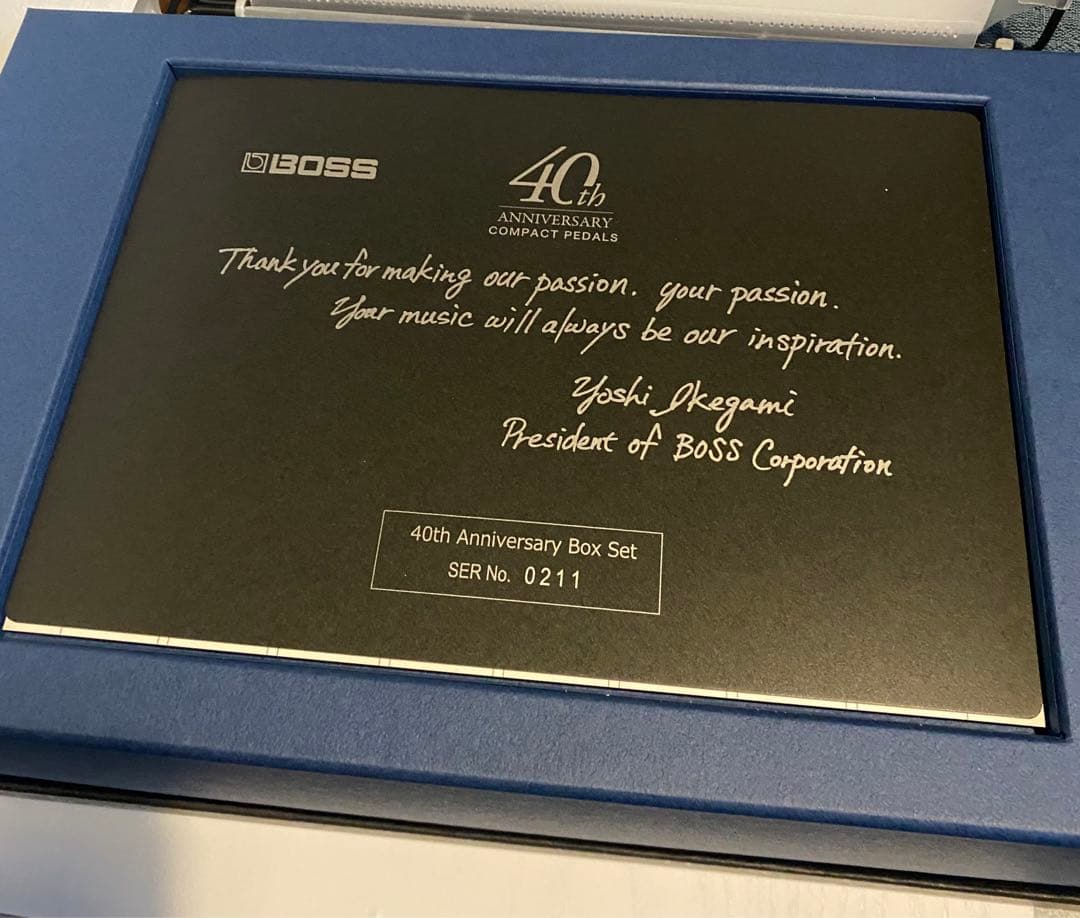 BOSS 40th Anniversary Box Set ギターエフェクター