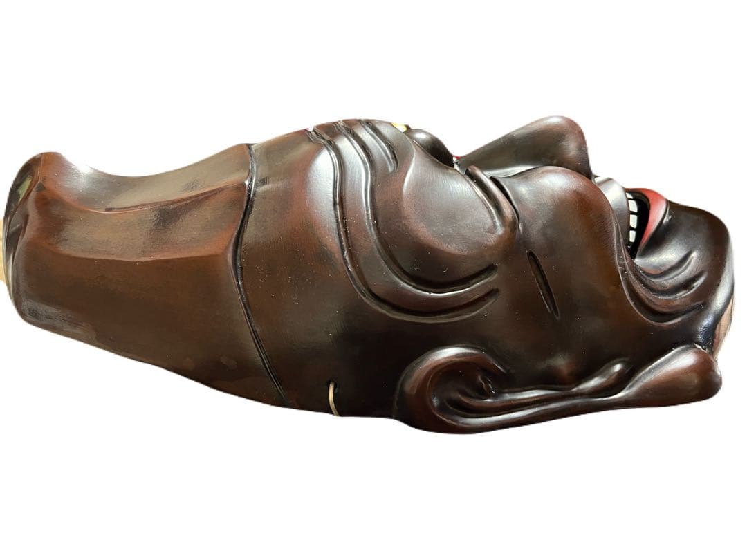 【希少 伝統工芸】伎楽面 波羅門 能面 壁掛け 神楽面 古楽面