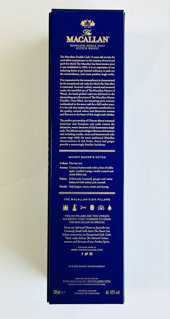 マッカラン　The Macallan ダブルカスク　 12年 シングルモルト