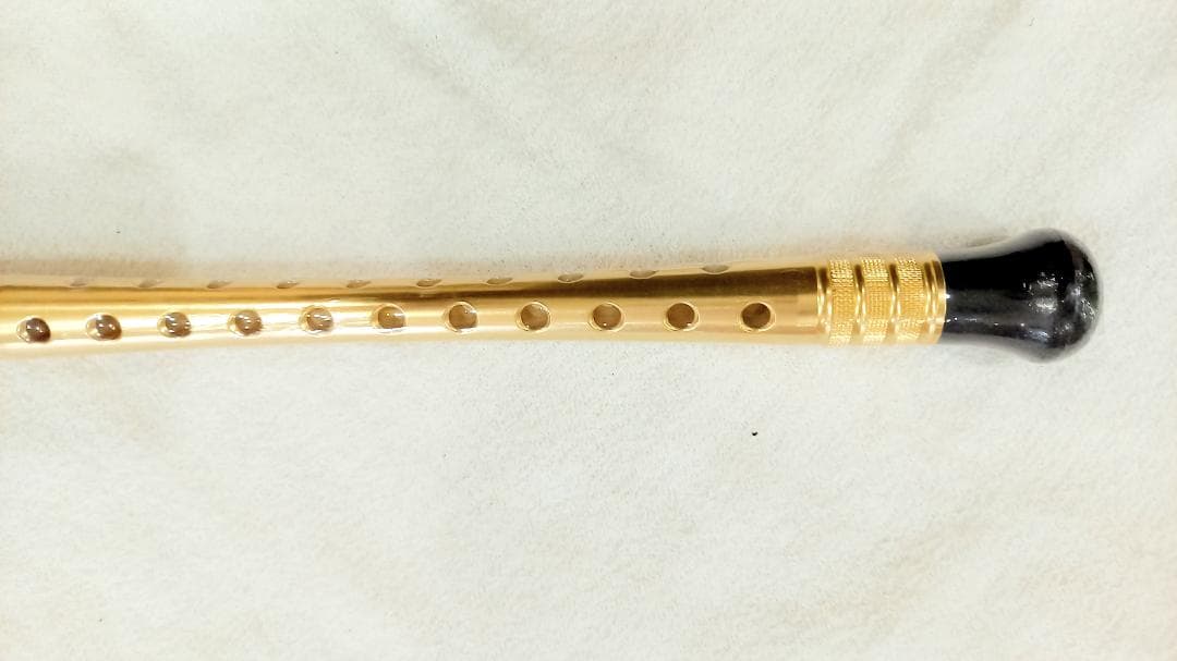 オリジナルアルミバット　SS-gi ゴールド　12㎜　フェルール付き