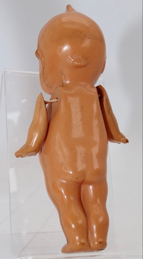 アンティーク・セルロイド・キューピー人形 ベージュ19cm