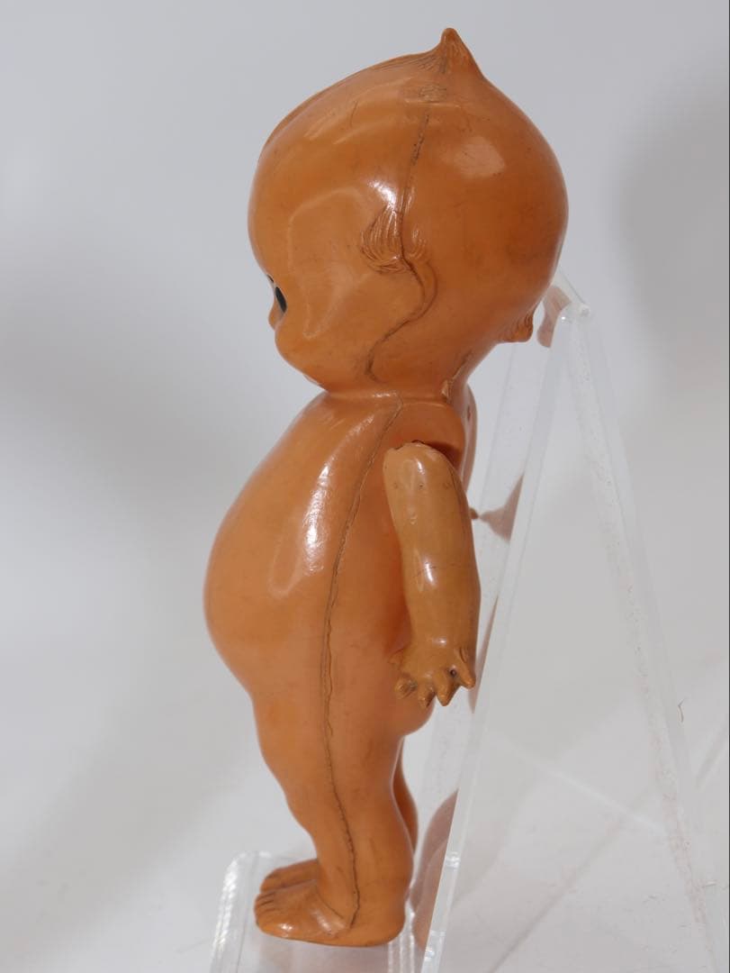 アンティーク・セルロイド・キューピー人形 ベージュ19cm