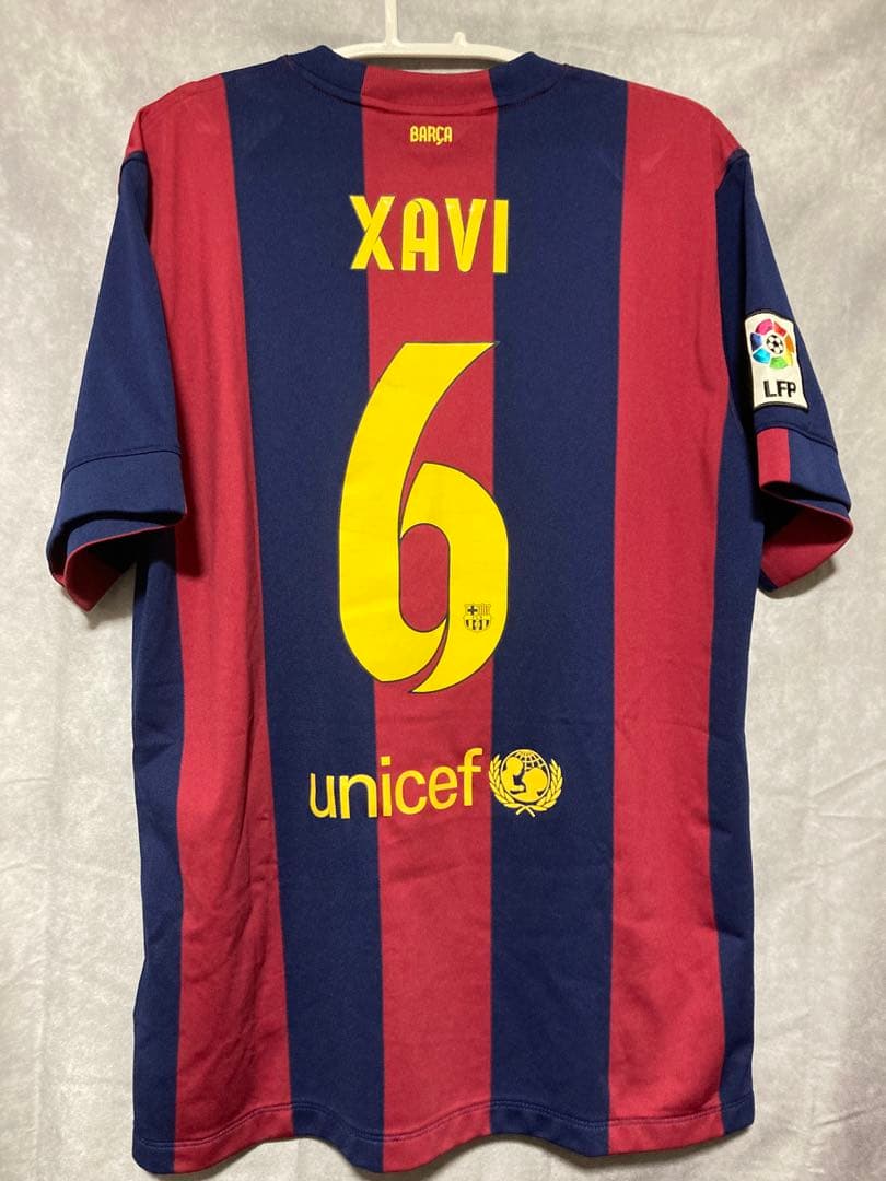 【正規品】シャビ　バルセロナ　14/15 ホームレプリカ