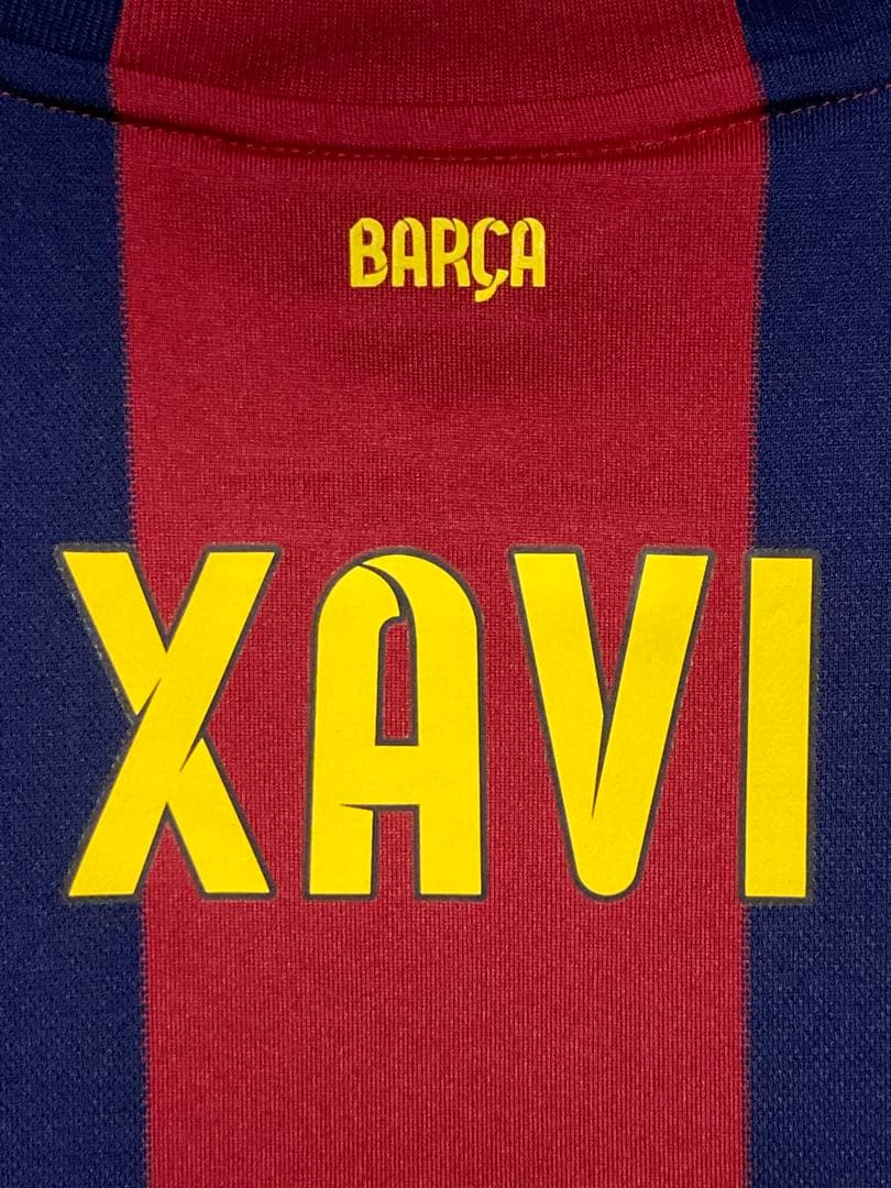 【正規品】シャビ　バルセロナ　14/15 ホームレプリカ