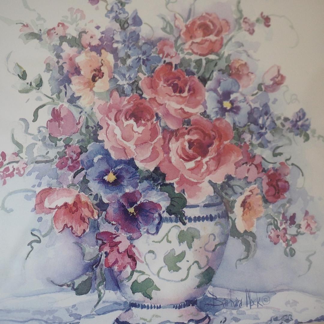 バーバラ・モックの水彩アート２点セット　新品・未使用　送料無料