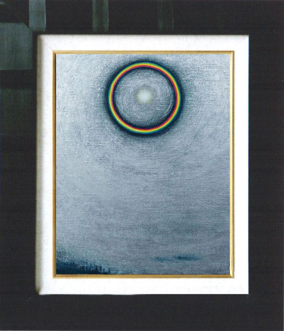 油絵 菅家令子 絵 絵画インテリア F3-S102023 風景 祈り 希望 奇跡