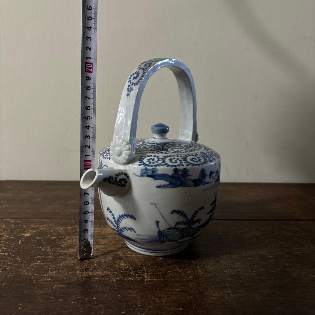 古伊万里染付銚子　酒器　伊万里　有田　波佐見　砥部焼　瀬戸　古民芸　白磁　李朝