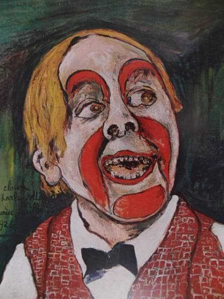 ユトリロ、MauriceUtrillo、道化師・ピエロ、限定画版、新品額付